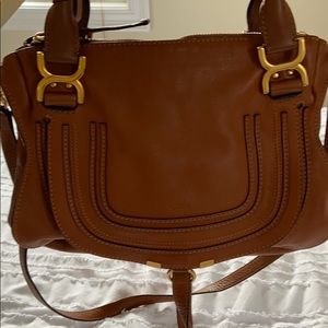 Chloe Medium Marcie calfskin leather satchel